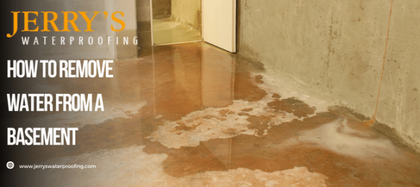 Get tips on how to remove water from a basement