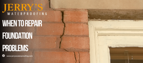 Learn when to repair foundation problems in this article.