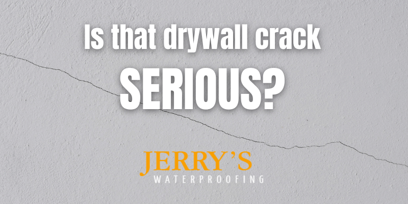 Is that drywall crack serious?