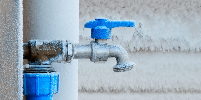 Prevent Your Pipes From Freezing like these frozen pipes with these helpful tips. 