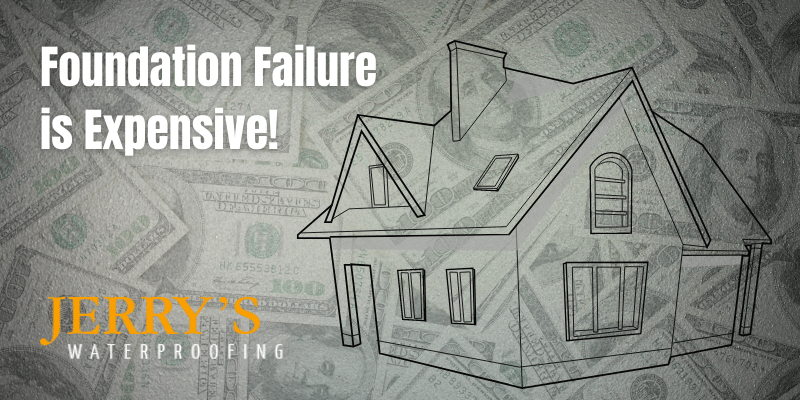 Foundation failure is expensive, foundation repair can save you thousands of dollars.