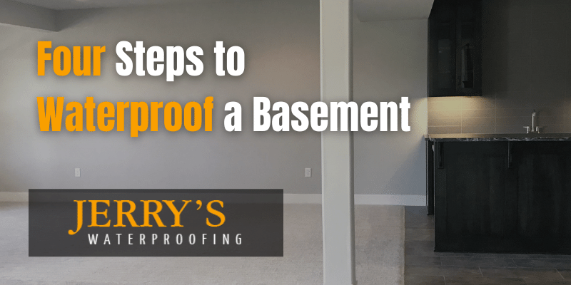 Four Steps to Waterproofing a Basement