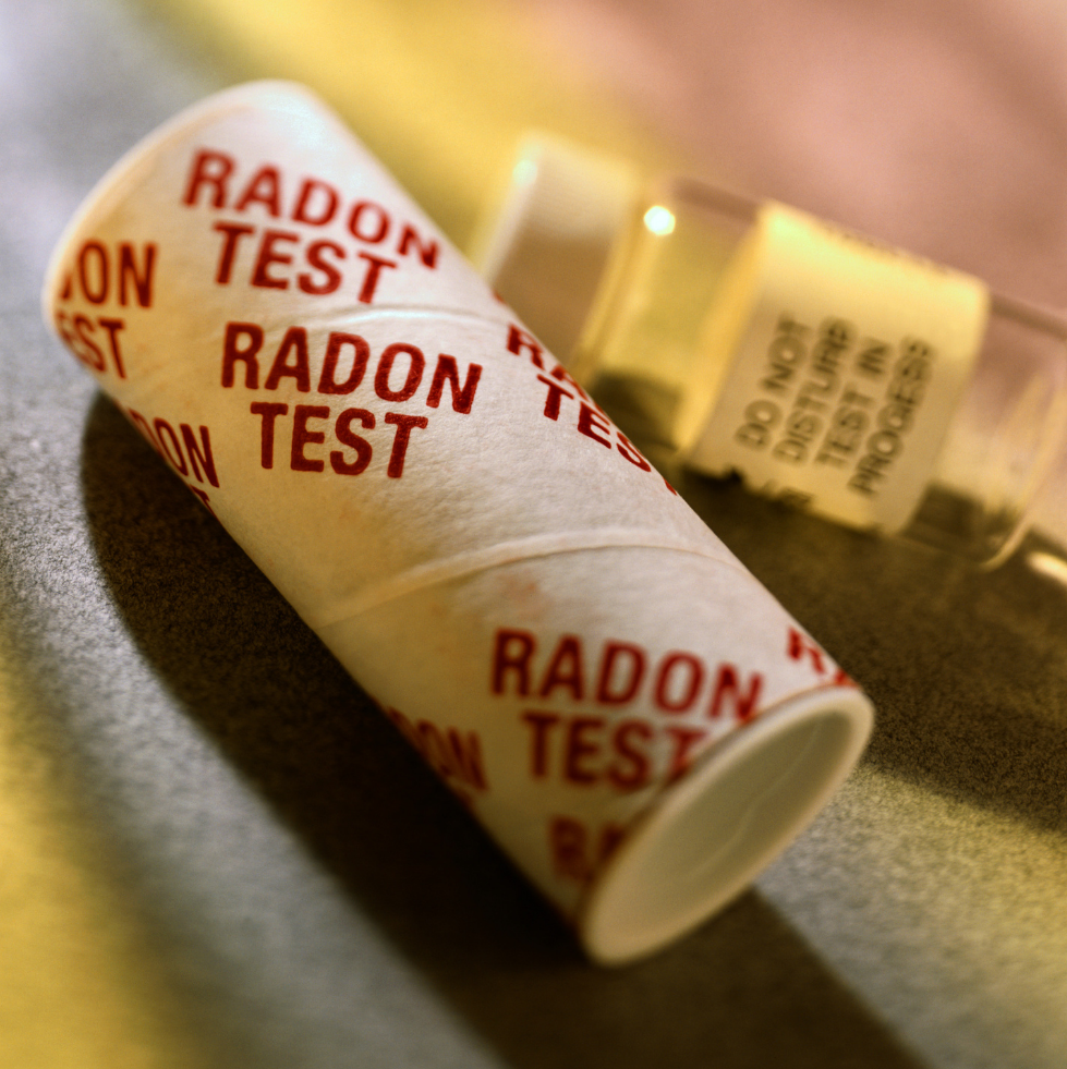 Radon test kit