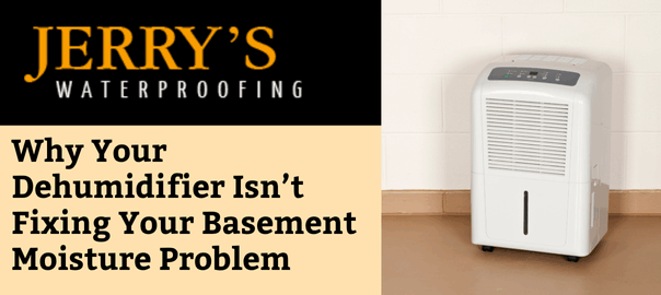 Why Your Dehumidifier Isn’t Fixing Your Basement Moisture Problem