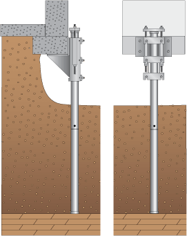 Steel Piers for Garage Foundation Repair in NE